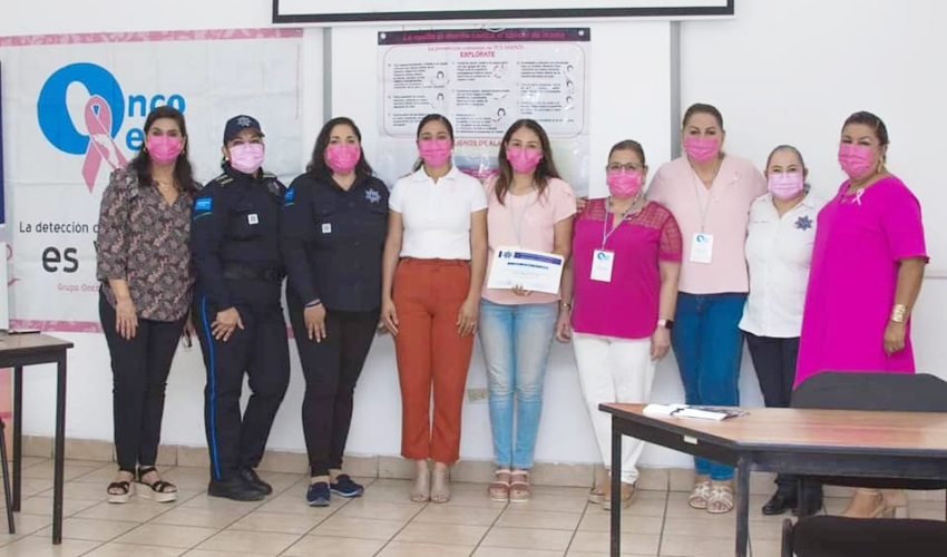 Charla sobre la prevención y detección temprana con la Policía Municipal de La Paz