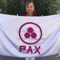 Entrega de la Bandera de la Paz por el Club de Mujeres Profesionistas y de Negocios de La Paz, A. C