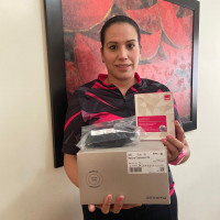 Onco Reto y Baja Ferries apoyando con artículos oncológicos a mujeres sobrevivientes de cáncer de mama