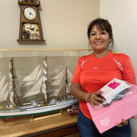 Entregas de artículos oncológicos a mujeres sobrevivientes de cáncer de mama por Onco Reto y Baja Ferries